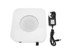 Aspiradora con colector de polvo para uñas de 60 W, ventilador de succión ajustable y enchufe británico.