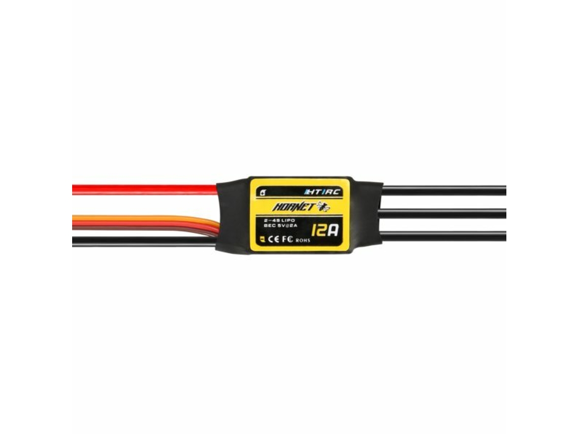 4 Pcshtirc Hornet Series 12a 2-4s Brushless Esc With 5v/2a Bec For Rc Models