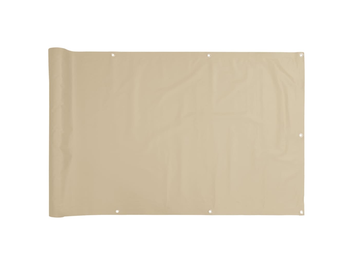 Maison Exclusive - Toldo Para Balcón Tela Oxford 75x400 Cm Beige