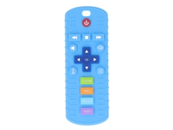Juguete De Silicona Para La Dentición Del Bebé Con Control Remoto De Tv, Alivia La Ansiedad, Cielo Azul