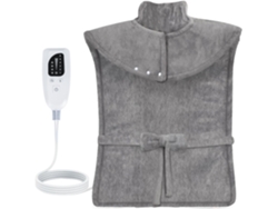 Manta Electrica Fy-hw2550 Lumbar Espalda Y Cuello 63x100cm, Esterilla Electrica Cable Extralargo De 3 Metros, 6 Niveles De Temperatura, Con 4