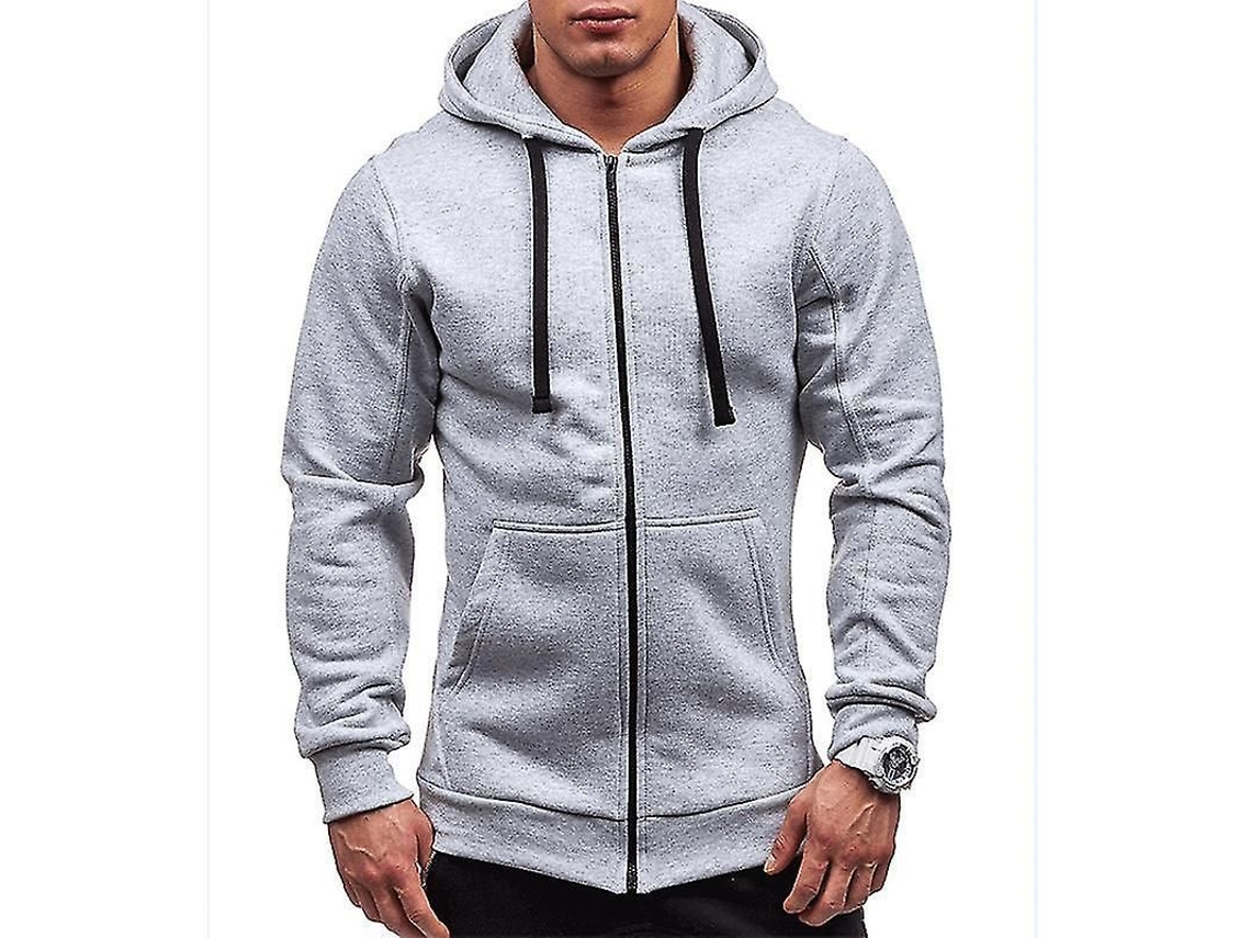 2026-chaqueta Para Hombre Sudadera Con Capucha Cremallera Para Otoño E Invierno Casual
