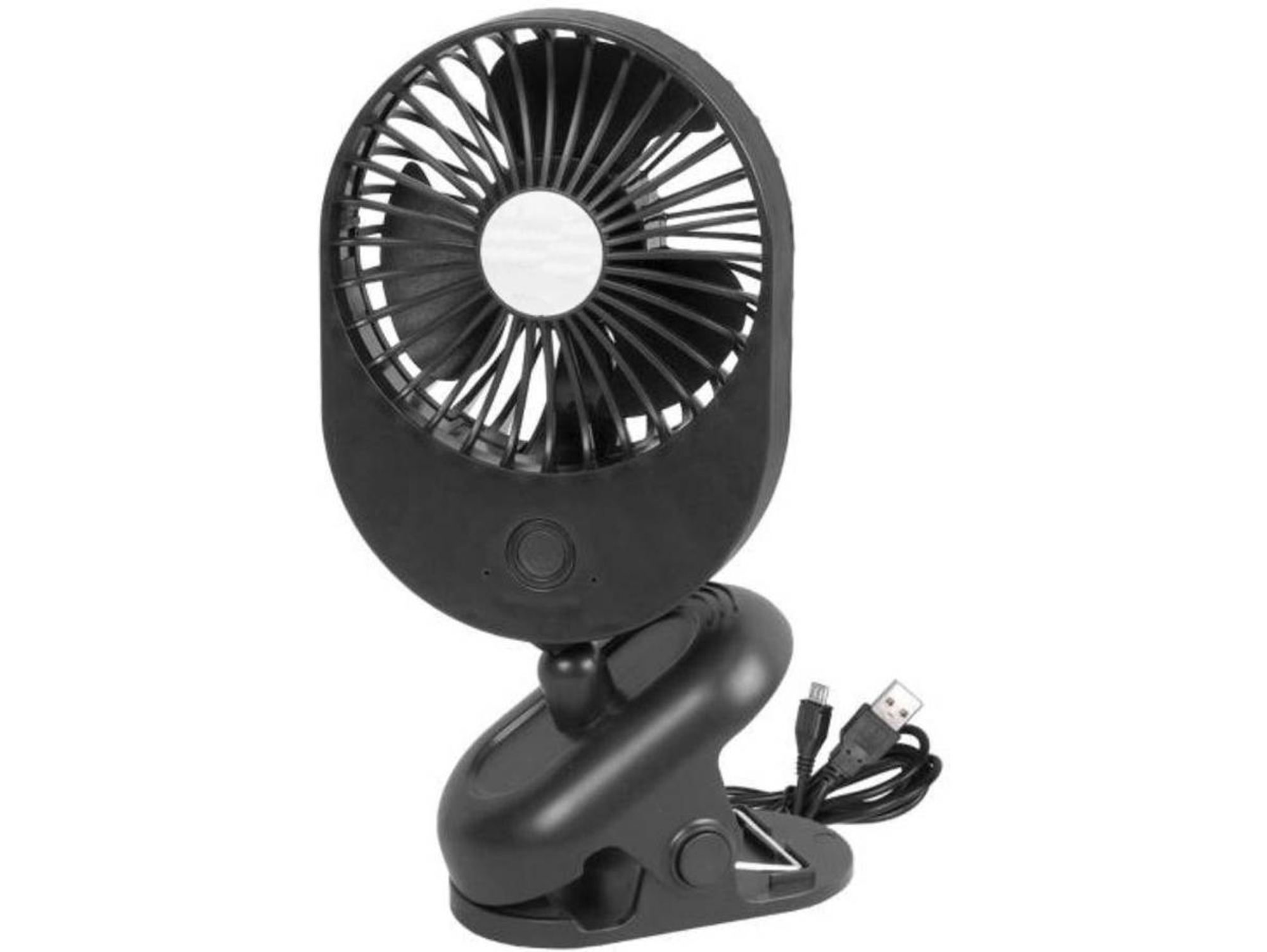 Ventilador Portátil DIV EHF103K USB Negro
