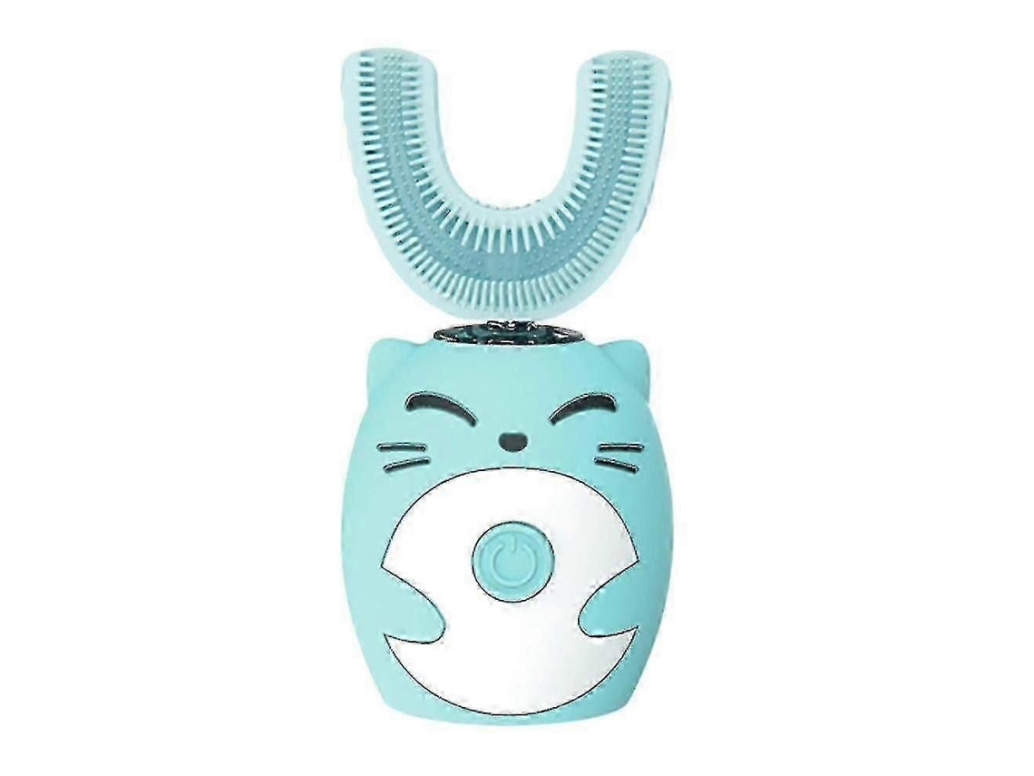 Cepillo de dientes eléctrico infantil en forma de U con 3 modos_f