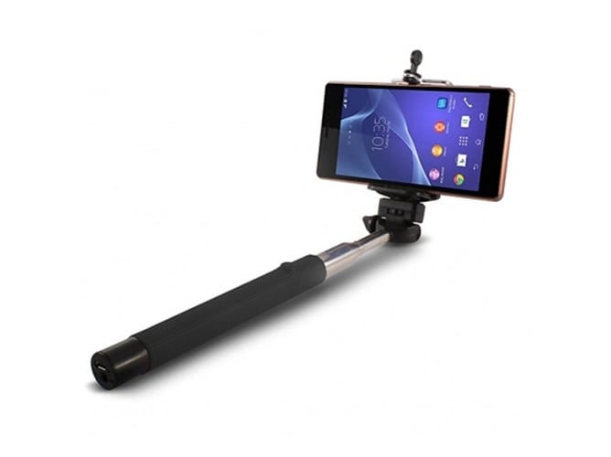 Ksix Bxselfn Selfie con bluetooth color negro wireless monopod stick iosandroid mah 5 v palo 45