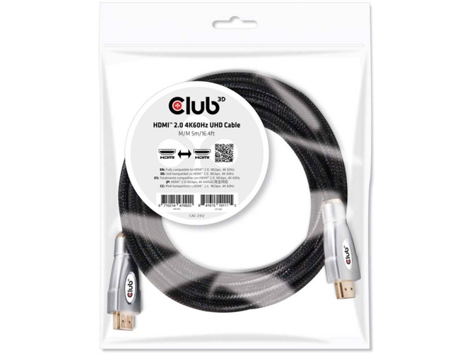 Cable HDMI CLUB3D (HDMI - HDMI)