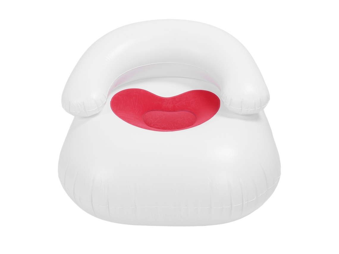 Sofá inflable portátil Corazón Rojo para sala de estar