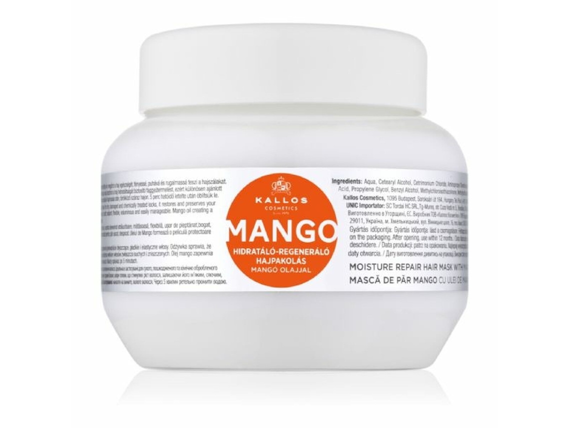 Mascarilla Capilar Reparadora KALLOS COSMETICS Mango 275 ml