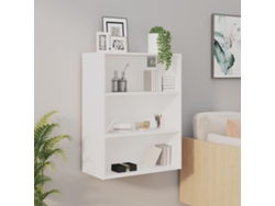 Armario Colgante De Pared Blanco 69,5x32,5x90 Cm