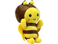Llavero De Abeja De Peluche Amarillo, De Algodón Pp, Diseño Portátil Para Colgar.