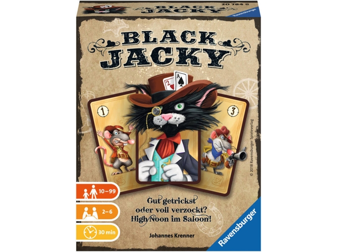Juego de Cartas RAVENSBURGUER Black Jacky