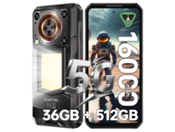 Oukitel Wp56 5g Rugerizado Ip68 16000mah 120hz 108mp 45w 36gb+512gb Nfc Preto