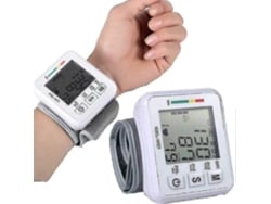Monitor de presión arterial automático (2023) con estuche portátil, monitor de ritmo cardíaco irregular y presión arterial ajustable para bicicleta eléctrica.