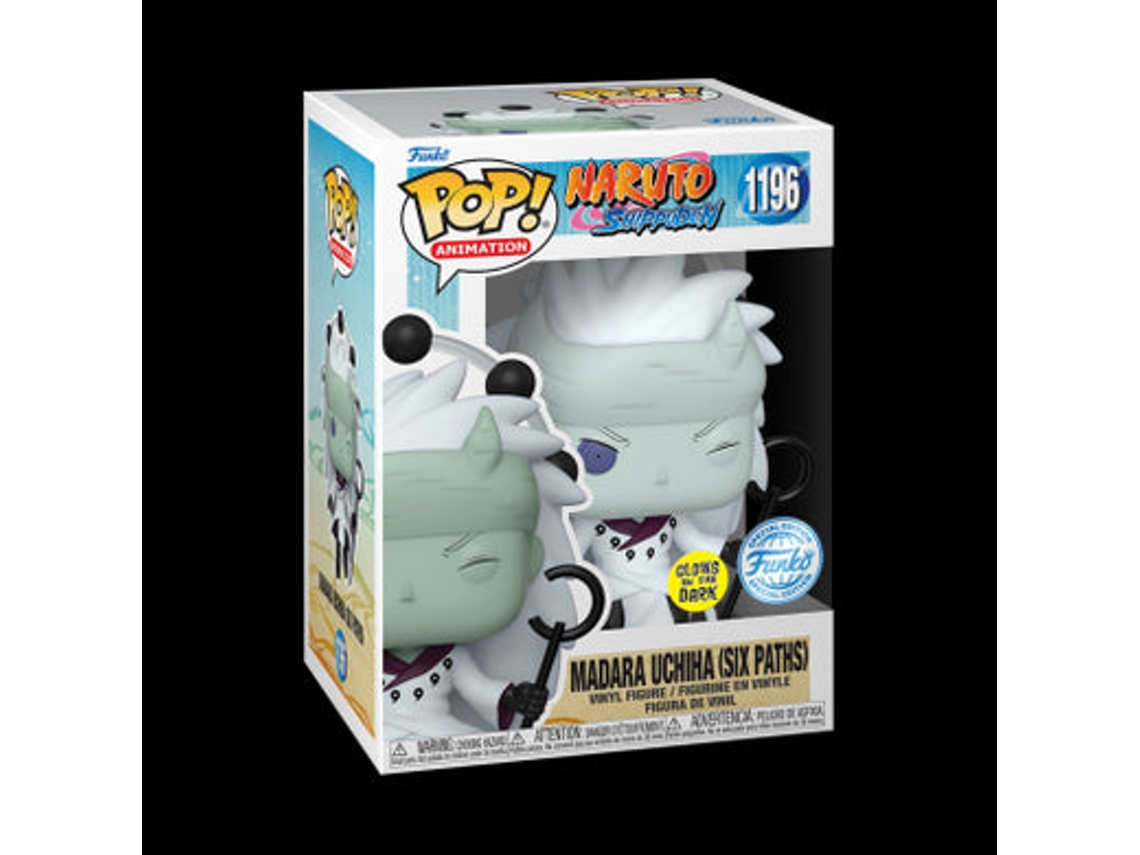 FUNKO Pop! Naruto Shippuden #1196 Madara Uchiha Six Paths Gitd Exclusivo