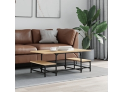 Mesa De Centro | Mesa De Café | Mesa De Salón Madera De Ingeniería Roble Sonoma 100x50,5x40 Cm