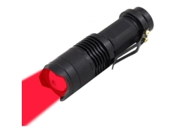 Linterna Led Roja De Alta Potencia Y Modo Único, Ideal Para Astronomía Y Observación Nocturna.