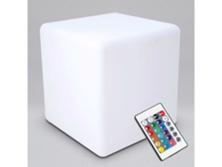 Cubo Led Multicolor Con Mando A Distancia 43cm