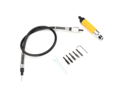 Juego De Destornilladores Eléctricos Para Carpintería, Para Tallado De Madera, Con Mango Amarillo Y Llave.