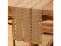 Pequeño Mantel Tejido Con Motivos De Monos, Confeccionado En Algodón Y Lino, Ideal Para Decorar Bodas Y Fiestas, 30 X 140 Cm.