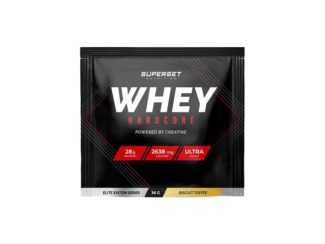 Muestra de suero de leche Hardcore de Superset Nutrition (36 g)
