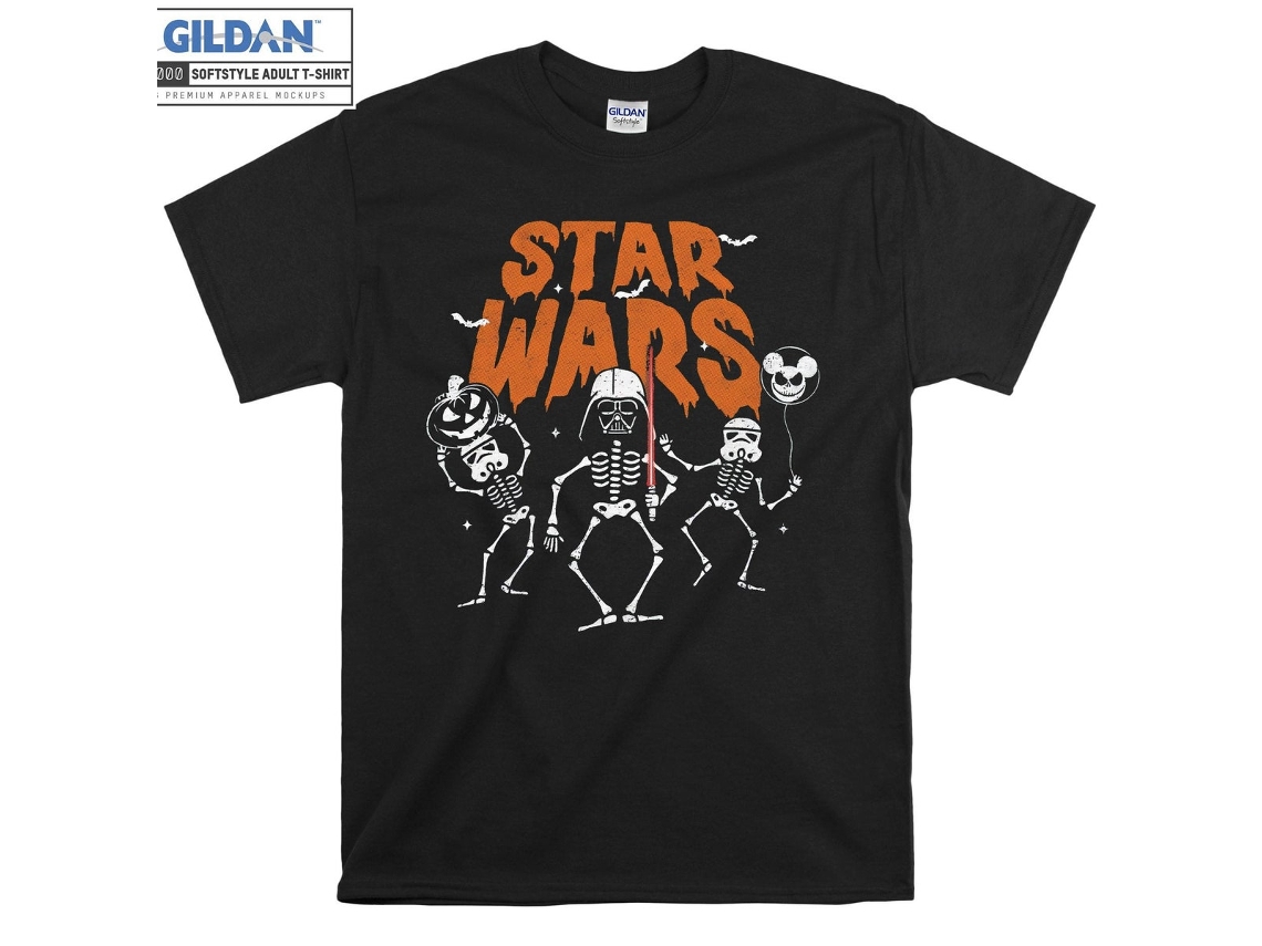 Camiseta Rockinstone Star Wars Halloween（xl）