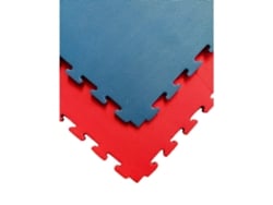 Jardin202 - Tatami Puzzle | Lote X5 Losetas - Rojo/azul | Esterilla Reversible Antideslizante | Artes Marciales, Judo Espesor: 40mm | Espesor: 40mm ()