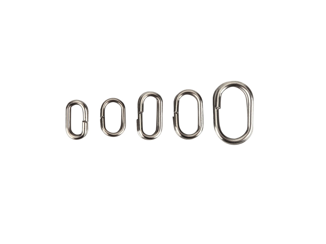 2026rebe-180 Piezas Anillos Desmontables Acero Inoxidable Tornilleros Swivel Kit Conectores Snap Pesca