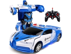 Coche de control remoto, coche robot transformable 2 en 1, coche transformable de un solo toque, Transformers y Panoona de control remoto