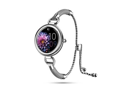 Reloj conectado para mujer Reloj inteligente Oxígeno en sangre Presión arterial, frecuencia cardíaca, podómetro Tiempo Música Pulsera inteligente C...