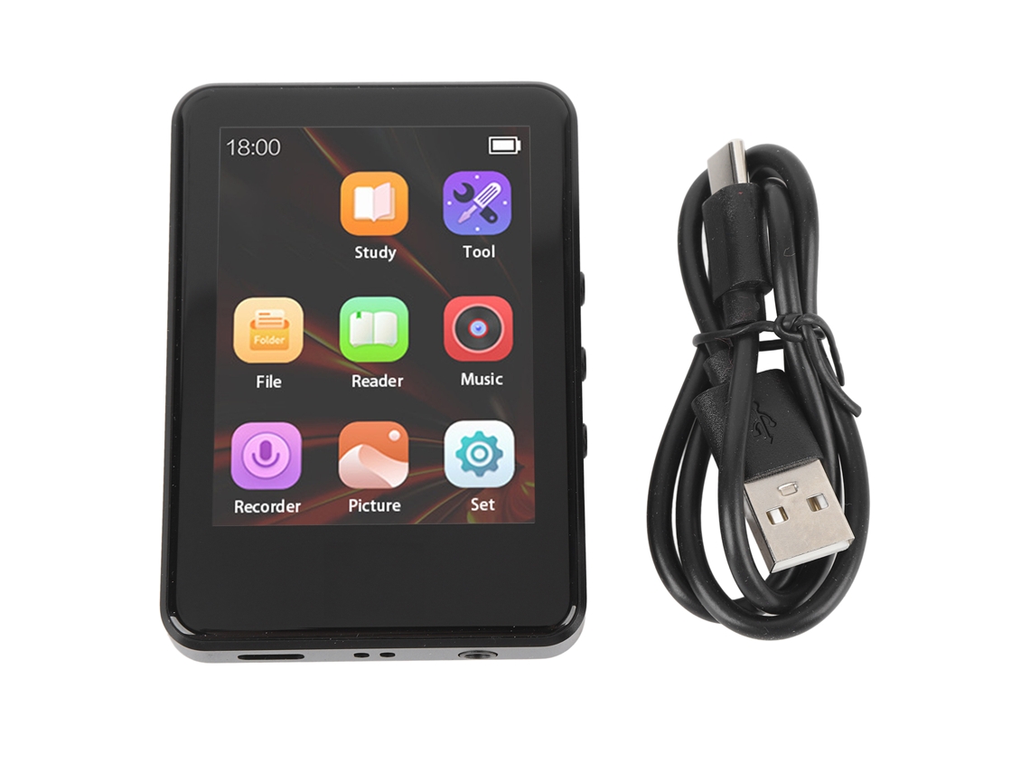 Reproductor De Mp3 Con Pantalla Táctil De 2,8 Pulgadas, Altavoz, Bluetooth, Lector De Libros Electrónicos Y Podómetro, Dispositivo Musical Portátil X5.