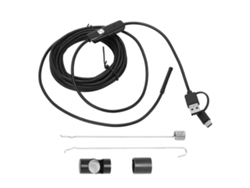 An100-5.5 Endoscopio Flexible 3 En 1 De 5,5 Mm Y 5 M Para Inspección Por Ultrasonidos En Android Hd