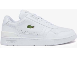 Zapatillas LACOSTE T-Clip Hombre (45 - Blanco)