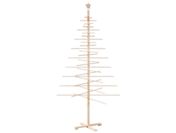 Árbol De Navidad De Madera VIDAXL Marrón (210 cm)