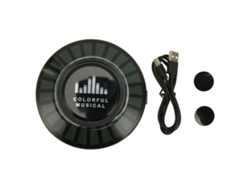 Altavoz De Condução Óssea Mini Bluetooth 5.0 Com Luzes Rgb Ritmo Portátil Recarregável