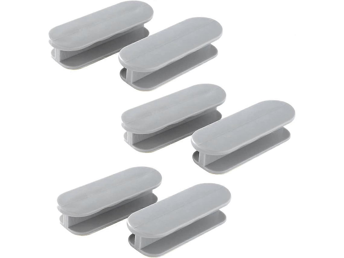 6 Manejos De Muebles Autoadhesivos Asa De Ventana Diseño Ergonómico Material Abs Ecológico Gris