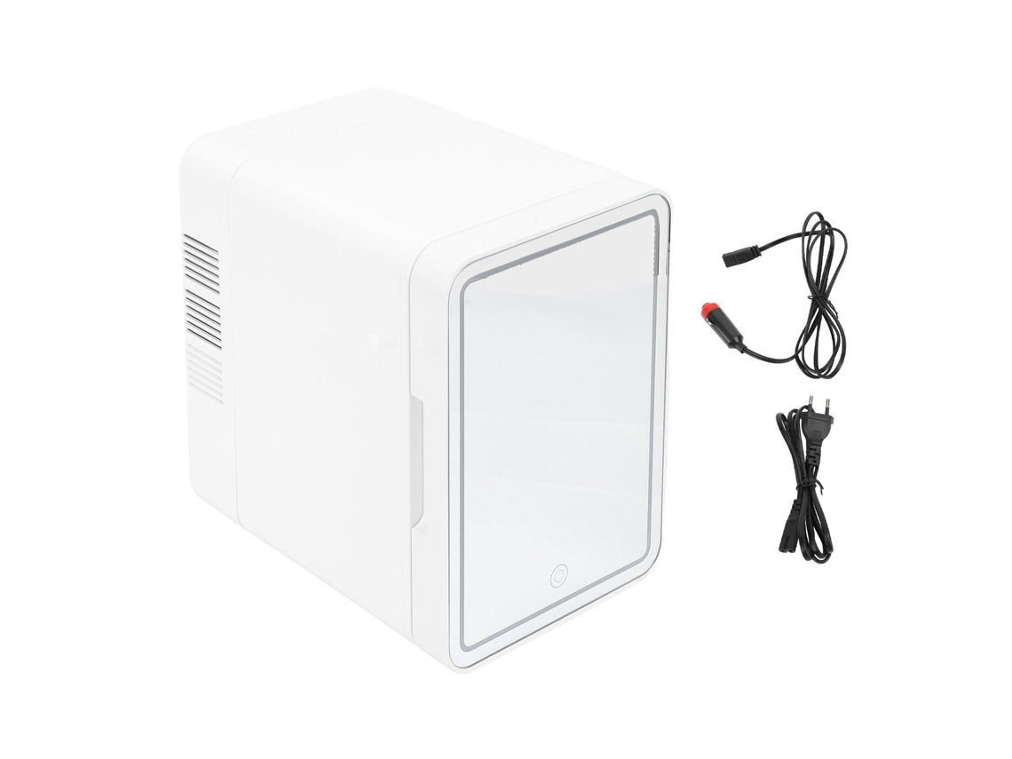 Minirefrigerador De Belleza De 6 Litros Con Espejo De Maquillaje, 3 Niveles, Luz Indicadora De Frío Y Calor, Enchufe Europeo.