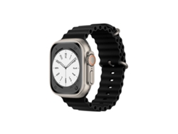 Correa de Silicona Ocean Wave para Apple Watch Ultra 2 Negra