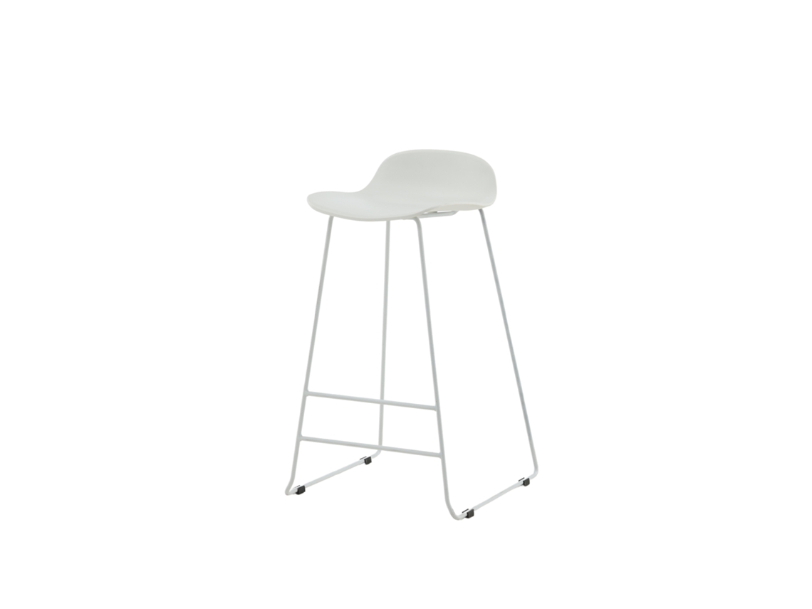 Banco Bar FURNLUX Sea Branco Plástico 50X42X87 Cm