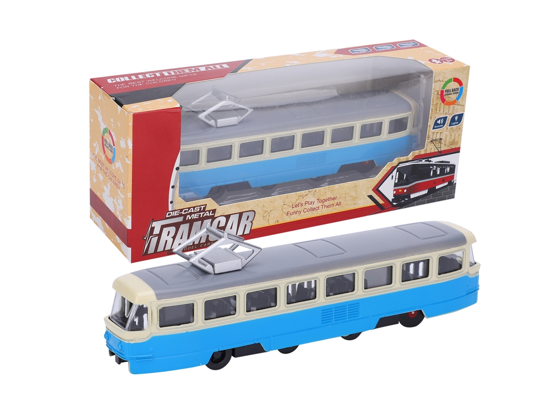 Rebe-brinquedo Carro De Retrocesso Para Crianças 1:90 Modelo Simulado De Ligação Com Som E Luz Azul