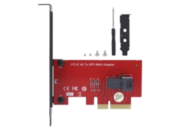 Tarjeta Adaptadora Convertidora Sff-8643 A Pci-e 4x Con Conector Hembra Mini Sas Hd De 36 Pines
