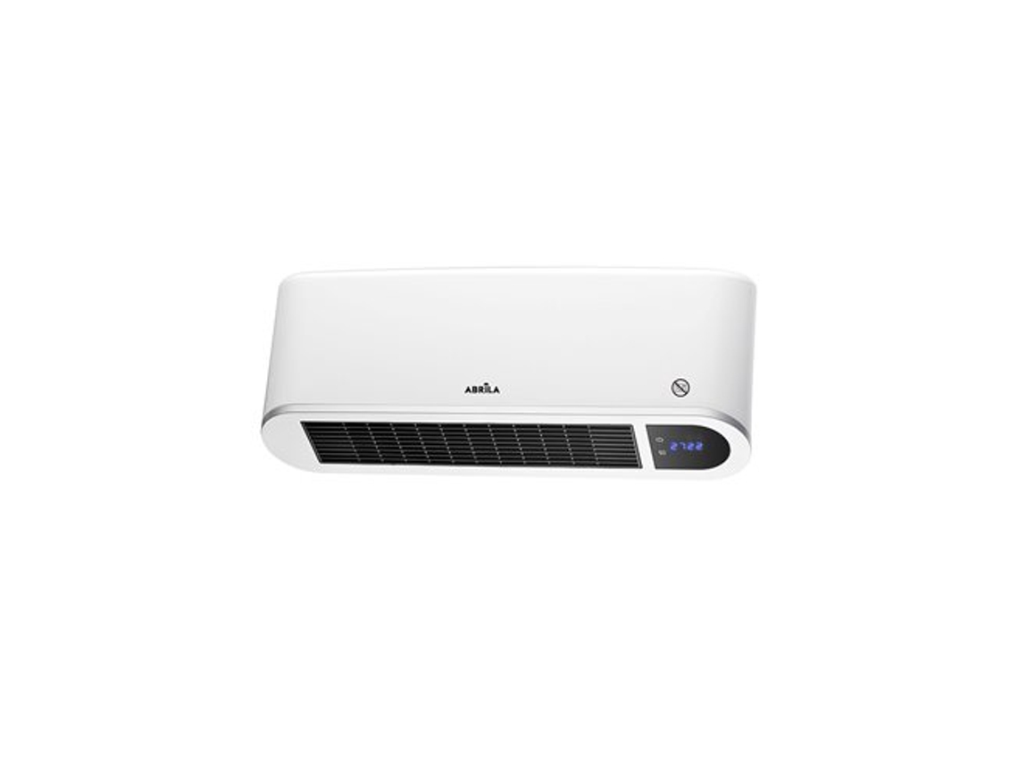 Split Cerámico Ptc Bonaire Blanco 2000w 2 Potencias 3 Funciones Display Mando Temporizador Ip23 (20,5x50x12cm)