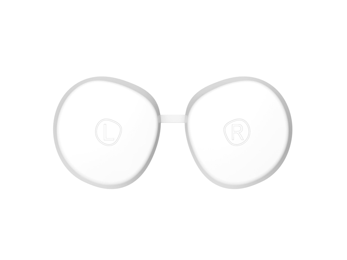 Protetor de Lente CHRUI lavável compatível com Quest 3/2 à prova de pó (branco)