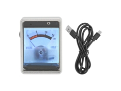Medidor Vu Con Carcasa De Aleación De Aluminio, Pantalla De 1,3 Pulgadas, Ajuste Mediante Botón Activado Por Voz,