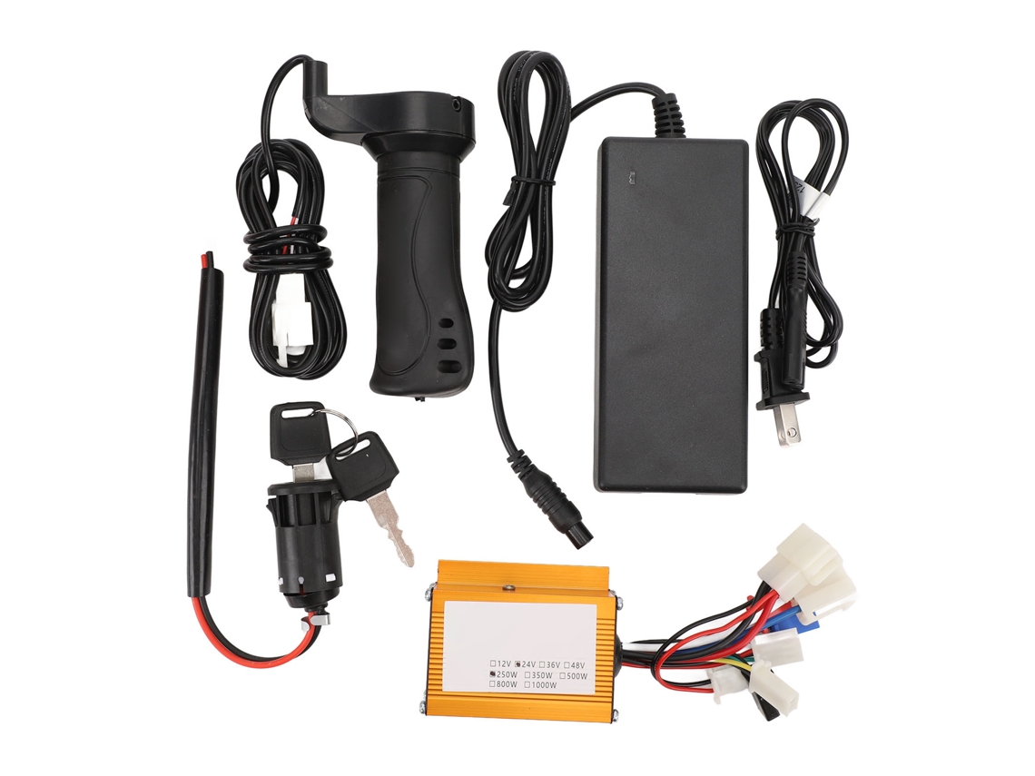 Kit Controlador Bicicleta Elétrica (controle De Aceleração, Carga)