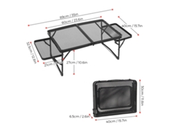 Mesa plegable de camping Lixada para picnics al aire libre