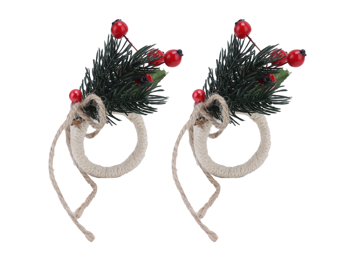 2 Anillos Decorativos Innovadores Para Servilletas, Ideales Para El Hogar, Restaurantes, Hoteles, Cumpleaños Y Navidad.