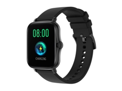 Reloj inteligente Yizhood de 1,69 pulgadas, resistente al agua IP68, con monitor de actividad física, presión arterial, saturación, sueño y deportes para Android e iOS (negro)