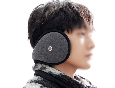 Orejeras Orejeras De Invierno Para Hombre A Prueba De Frío Engrosadas Para Brindar Calor, Gris Oscuro ZMDECQNA