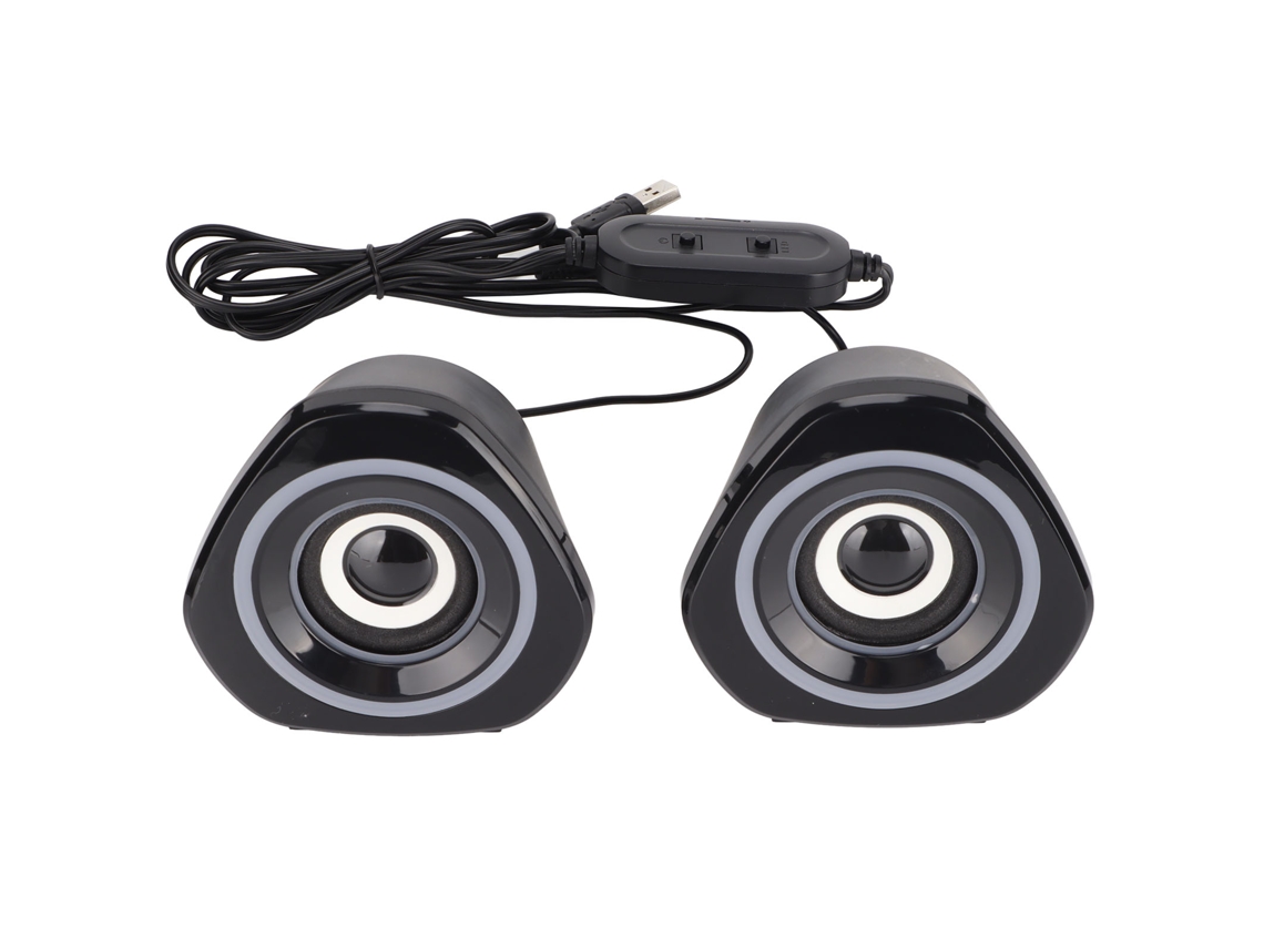 Mini Altavoz De Escritorio Usb Led Con Subwoofer Para Ordenador, Portátil Y Playstation 4