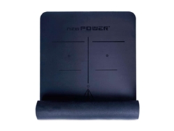 Esterilla Yoga  NewPower  Antideslizante de PU con TPE Negro